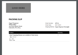 fake packing slip with missing metadata